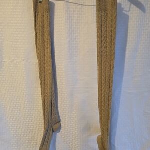 Tan Cable Knit Tights